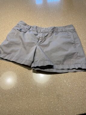 LOFT Light Gray Shorts with Front Pocket Detail